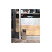 Riga inox - cendrier-poubelle M114 - grande résistance en acier inoxydable_1