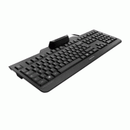 SECURE BOARD 1.0 Clavier filaire, lecteur cartes à  puce, noir, USB, AZERTY - FR_1