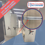 Lot 1 - Étagère mobile - 3 rangées - 14 859mm de longueur totale_1