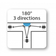 Miroir hémisphérique 1/4 de sphère WP Signalisation - Sécurité intérieure et extérieure, différentes dimensions_1