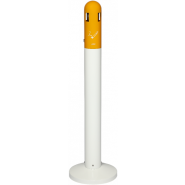 Cendrier sur pied dôme tubulaire 3L Probbax® - acier galvanisé avec finition époxy - conception originale_1