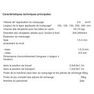 Chmelok ХП - machine de marquage routier manuel - Stim - 35kg - application de marquage à couche épaisse avec enduit à froid_1
