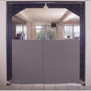 Porte va-et-vient souple SP 2100 - bâti en inox 304L - PVC cristal 4-6mm_1