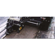 Raboteuse pour chargeuses compactes - PL RAIL - PLI, conçue pour saignées latérales aux rails avec réglages hydrauliques_1