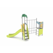 Structure multi-activités métallique îles - LD1ILT20030 - Ludoparc - pour enfants dès 2 ans - capacité 14 enfants - hauteur 100 cm_1