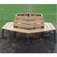 Bancs tour d'arbre SILAOS hexagonal_1