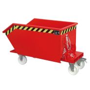 Benne basculante AG_MGU - 300 à 2000 L - Faible hauteur - Acier robuste - Options disponibles_1