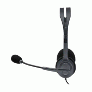 Logitech 981-000593 casque Avec fil Arceau Bureau/Centre d'appels Noir_1