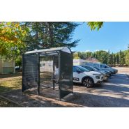 Abri vélos sécurisé MINI - Design fonctionnel et robuste pour 3 vélos - Dimensions compactes 1,6m x 2,5m_1