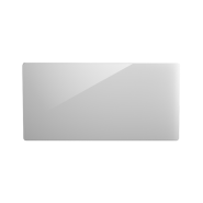 CAMPAVER Nativ Radiateur connecté Horizontal 1500W Verre massif Blanc lys - Intuis - K161115_1