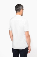 Chemise pilote manches courtes homme - Réf: K503 - Kariban - Tissu popeline 65% polyester/35% coton - Easy Care_1