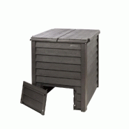 Composteur Thermo Wood avec grille de fond - Brun - Capacité 600 litres_1