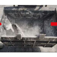 Godet granulométrique pour enrobé - CBA 30 - pour pelles de 18 à 28 tonnes avec tambour cylindrique à dents interchangeables_1