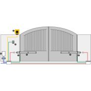 S450H opérateur hydraulique 24V - Moteur hybride pour portail battant jusqu'à 3m par vantail_1