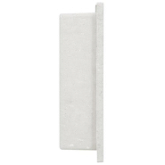 Vidaxl niche de douche blanc mat 41x36x10 cm 151390_1