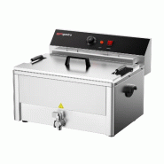 Friteuse électrique spéciale poissons - 20 L - avec robinet de vidange | GGM_1