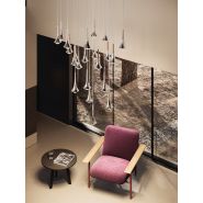 Suspension RAIN - Une goutte de pluie printanière en métal avec LED, design élégant et lumineux_1