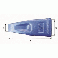 Dents de godet adaptables Feurst AF 3402 P - 11.8 Kg - Dimensions précises en mm_1
