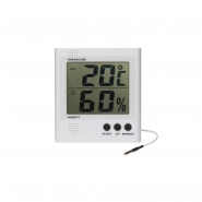 135 - Thermomètre hygromètre digital avec sonde externe, grand écran LCD et double affichage_1