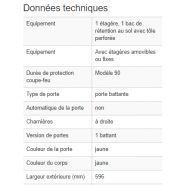 208518W - Armoire de sécurité coupe-feu G 600-F, 90 minutes, 1 étagère, charnières à droite_1
