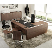 Bureau de direction ébénisterie de forme intemporelle - X10_1