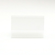 Chevalet transparent pour étiquettes 6x4cm - par 10 - acrylique_1