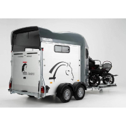 Remorque pour transport d'animaux - 2 places + porte calèche - Cheval Liberté Gold Marathon_1