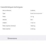 S70 Edge Godet d'excavation - rototilt - 900L - haute capacité et optimisation pour tiltrotateurs_1