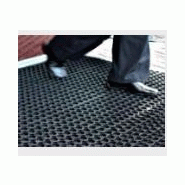 Tapis caillebotis caoutchouc antidérapant - 1200mm x 800mm - épaisseur 22 mm - Ref. TC1200_1