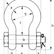 Manille Green Pin® standard - acier forgé - lyre haute résistance - axe boulonné - bâtiment, travaux publics, forestier, maritime_1