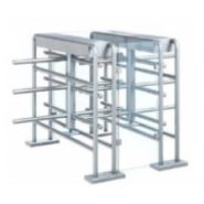 Tourniquet d'accès piéton - Turny 250 en acier inoxydable AISI 304 - Contrôle de passage bidirectionnel_1