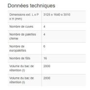 139386w - Conteneur de stockage 2GK 314 avec portes battantes, pour fûts, palettes et cuves 1000L_1