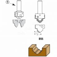 W254.190.C - Fraise à plaquette - Sistemi S.R.L. - Diamètre 19 mm - HW Nova System Z=2_1