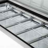 Comptoir de préparation 2 portes 527L Série U 16x GN 1/6 GD883 Polar_1