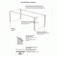 Bureau de Direction en verre X time - Quadrifoglio - 180_1
