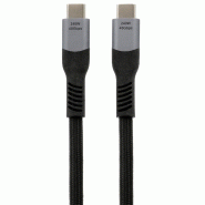 EXSYS EX-K1598-2.0 Câble USB 4.0 Connecteur USB-C, 5 A, 8K UHD-2, 40Gbit/s, 240W , noir, 2 m_1