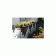Gabion Como Basic 1m20 décoratifs - acier galvanisé - dimensions 60x30x120 cm_1