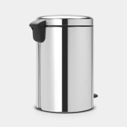 Poubelle à pédale NewIcon 20 litres Brabantia - Acier Brillant Anti-Odeurs et Anti-Basculement_1