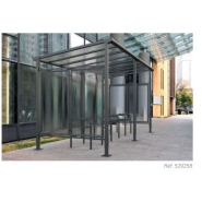 Abri cycle Milan - Jesignale - Structure en acier et toiture en polycarbonate traité anti-UV_1