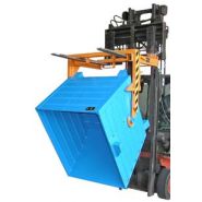 Bac basculant par palonnier 300 à 2000 L - capacité 500 à 2000 kg - version laquée ou galvanisée_1