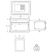 Coffre-fort Rambures 2 - 4 pênes - combinaison modifiable, garantie 10 ans, marque Thirard_1