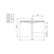 Crosse ClassicStreet - JGB794 MBP-T 750 60 BK - Philips Éclairage - 750 mm - 2 bras 180 degrés_1