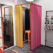 Structure cabine L90xP90xH200cm - orange_1