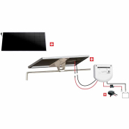 Kit solaire nautisme Uniteck 120W 12V MPPT back-contact avec support inclinable et composants 100% français_1