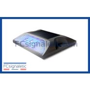 Plot routier solaire led 20 tonnes bidirectionnel lumière flash bleu LEDWORK LWK0103_1