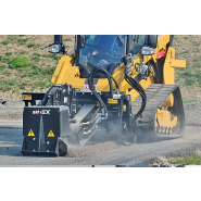 Scie à rocher autonivelante, conçue pour être montée sur des chargeuses compactes - RW 350 Simex_1