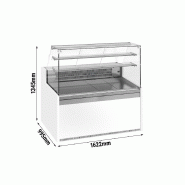 Vitrine comptoir réfrigérée carrée - KUI | Ggm - KUI10_1 - 1500_1
