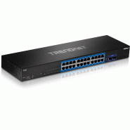 TRENDnet TEG-30262 Switch Gigabit à 24 ports avec 2 logements SFP+ 10G_1