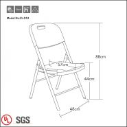 ZL-D53 - Chaise pliante en métal - Zhejiang Huzoli Metal Products Co., Ltd - légère et durable_1