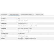 28357 - Panneau de chantier KC1 marquage au sol - virages - 600 x 800 mm - rétroréfléchissant classe T1 ou T2_1